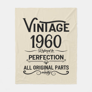 Personalisierte Vintage Geburtstagsgeschenke schwa Fleecedecke