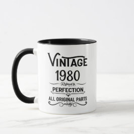 Personalisierte Vintage Geburtstagsgeschenke schwa Tasse