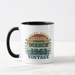 Personalisierte Vintage Geburtstagsgeschenke Tasse