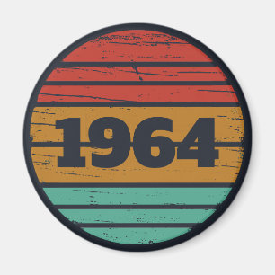 Personalisierte Vintage Geburtstagsgeschenkidee Magnet
