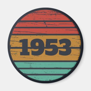 Personalisierte Vintage Geburtstagsgeschenkidee Magnet