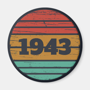 Personalisierte Vintage Geburtstagsgeschenkidee Magnet