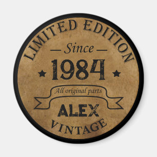 Personalisierte Vintage Geschenke zum 40. Geburtst Magnet