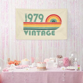 Personalisierte Vintage Geschenke zum 45. Geburtst Banner
