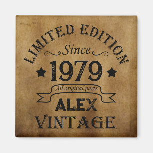 Personalisierte Vintage Geschenke zum 45. Geburtst Magnet