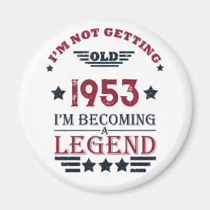 Personalisierte Vintage Geschenke zum 70. Geburtst Magnet