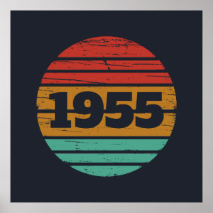 Personalisierte Vintage Geschenke zum 70. Geburtst Poster