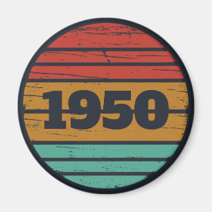 Personalisierte Vintage Geschenke zum 75. Geburtst Magnet