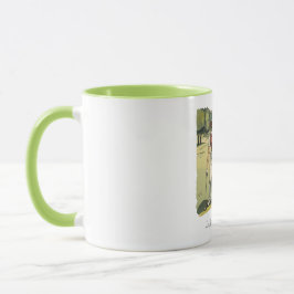 Personalisierte Vintage Golfer-Combo-Tasse Tasse