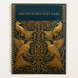 Personalisierte Vintage-Kunst im Jugendstil  Planer