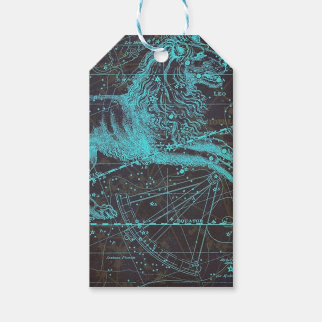 Personalisierte Vintage Markierungen Geschenkanhänger (Vorderseite)