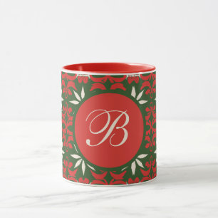 Personalisierte Vintage Weihnachten/Winter Tasse