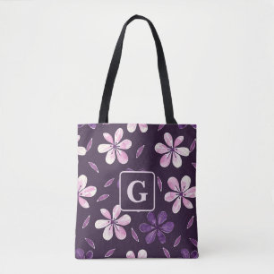 Personalisierte, violette Handblumen