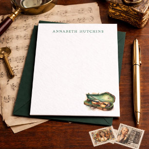 Personalisierte Violin-Stationery-Notizkarten Mitteilungskarte