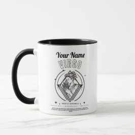Personalisierte Virgo-Kaffee-Tasse Tasse