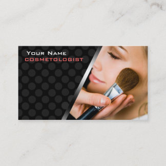 Personalisierte Visitenkarten für Makeup-Künstler Visitenkarte
