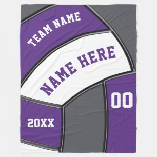 Personalisierte Volleyball-Fleece-Kehle Fleecedecke