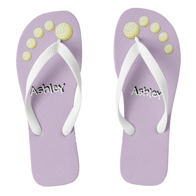 Personalisierte Volleyball-Flip-Flops Flip Flops (Fußbett)