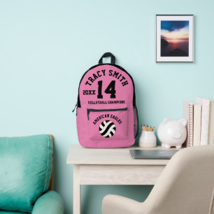 Personalisierte Volleyball-Rucksack-Nummer Bedruckter Rucksack