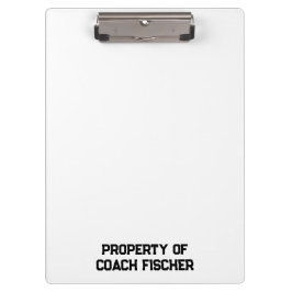 Personalisierte Volleyball-Zwischenablage Klemmbrett