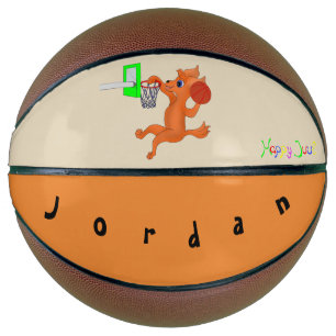Personalisierte Vollgröße Basketball - Happy Baske