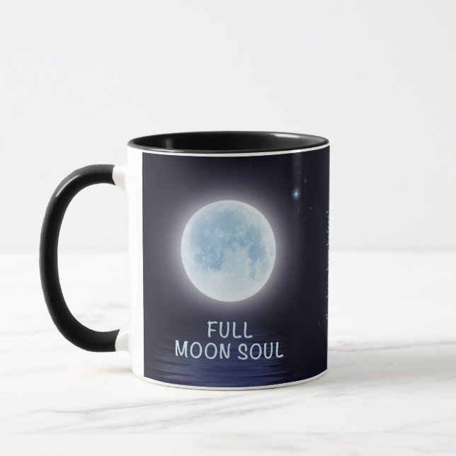 Personalisierte Vollmond-Phasen-Tasse Tasse (Links)