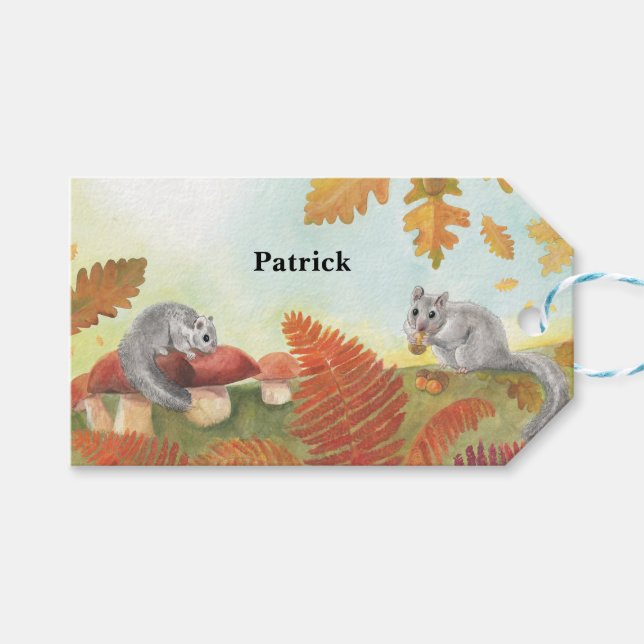 Personalisierte von Dormaus Glis Glis Geschenkanhänger (Vorderseite (Horizontal))