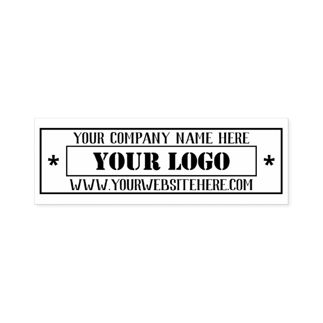 Personalisierte Vorlage für den Firmenlogos Permastempel (Design)