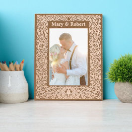 Personalisierte Vorlage für die Blattlinie Geätzte Rahmen