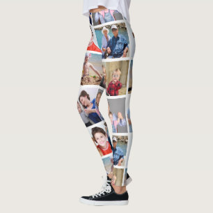 Personalisierte Vorlage für mehrere Fotosammlungen Leggings