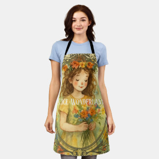 Personalisierte Vorlage Retro-Malerei Kunstwerk Al Schürze