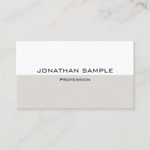 Personalisierte Vorlage Trendy Moderne Elegant Visitenkarte