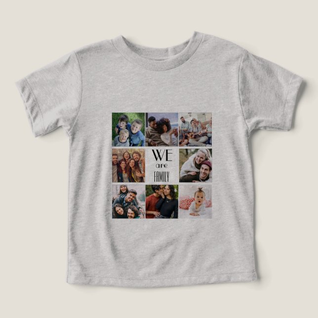 Personalisierte Vorlage "Wir sind Familie" (Design Vorderseite)