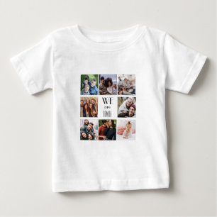 Personalisierte Vorlage "Wir sind Familie" Baby T-shirt