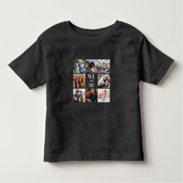 Personalisierte Vorlage "Wir sind Familie" Kleinkind T-shirt