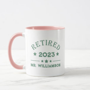 Personalisierte Vorruhestandsgeschenk Tasse
