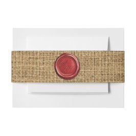 Personalisierte Vorstöße des dunklen Red Wax Siege Einladungsbanderole