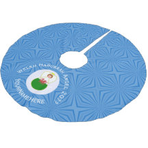 Personalisierte walisische Engel-Hanukkah-Flagge