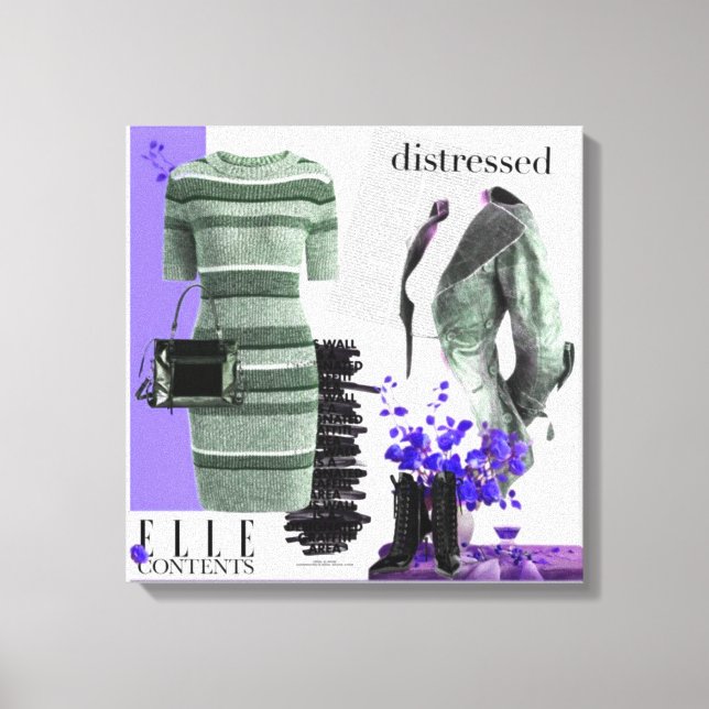 Personalisierte Wall Art: Geschenk der Liebe Leinwanddruck (Vorderseite)