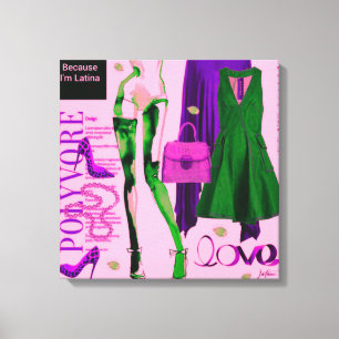 Personalisierte Wall Art: Geschenk der Liebe Leinwanddruck