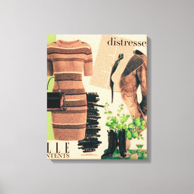 Personalisierte Wall Art: Geschenk der Liebe Leinwanddruck (Vorderseite)