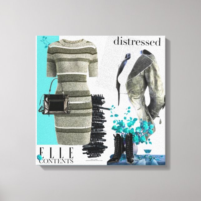 Personalisierte Wall Art: Geschenk der Liebe Leinwanddruck (Vorderseite)