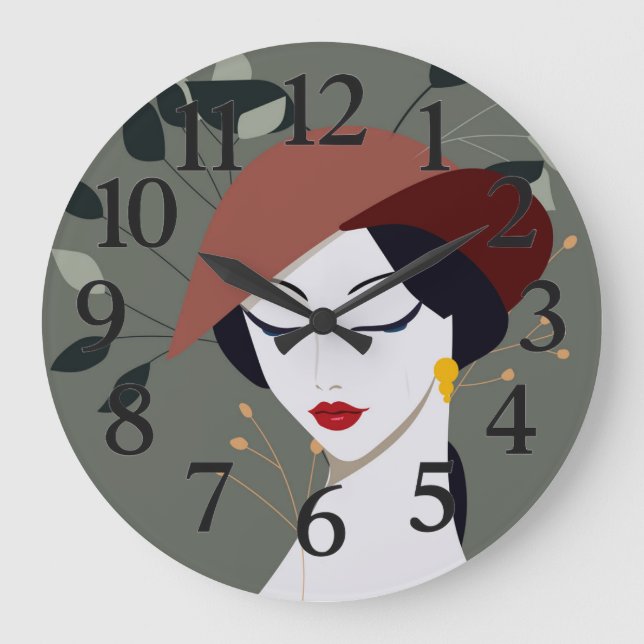 Personalisierte Wanduhr für Zuhause (Vorderseite)