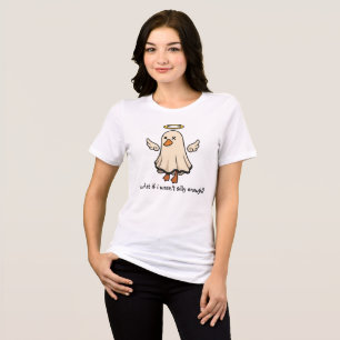 Personalisierte Was, wenn ich nicht albern genug w Tri-Blend Shirt