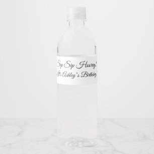 Personalisierte Wasser-Flaschen-Aufkleber Wasserflaschenetikett