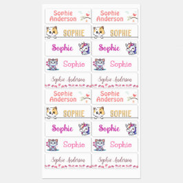 Personalisierte wasserdichte Bezeichnungen für Kin Etiketten