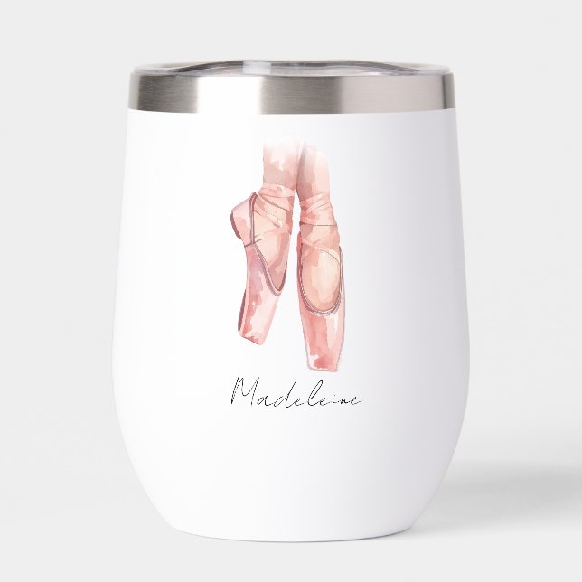 Personalisierte Wasserfarb-Ballettschuhe (Rückseite)