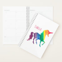 Personalisierte Wasserfarbe Einhorn Trendy Beautif