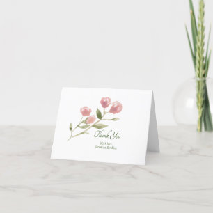 Personalisierte Wasserfarbe geklappt dank Karte