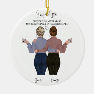 Personalisierte Wasserfarbe Keramik Ornament Obeli